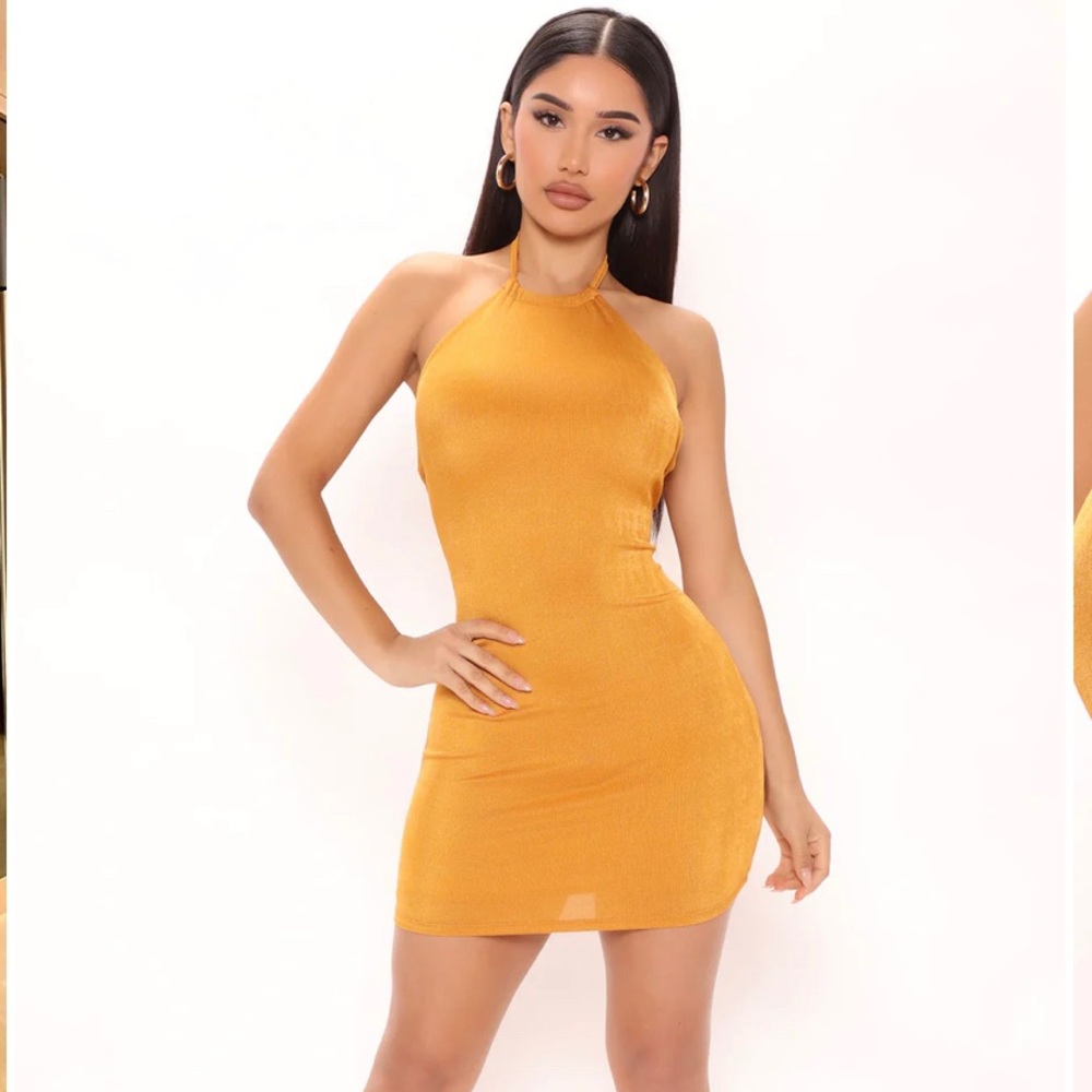 Mini slinky dress